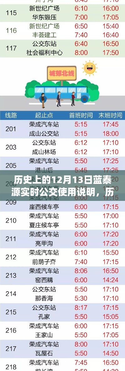 歷史上的12月13日藍(lán)泰源實時公交使用指南（初學(xué)者與進(jìn)階用戶通用教程）