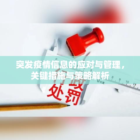 突發(fā)疫情信息的應(yīng)對(duì)與管理，關(guān)鍵措施與策略解析