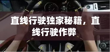 直線行駛獨(dú)家秘籍，直線行駛作弊 