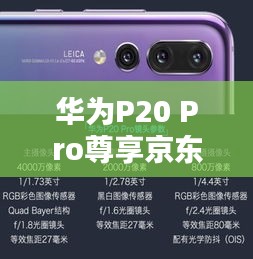華為P20 Pro尊享京東獨(dú)家優(yōu)惠，專業(yè)攝影與頂尖性能的完美融合！