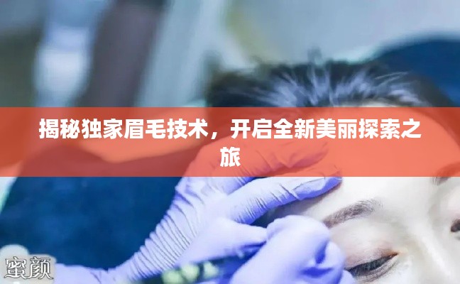 揭秘獨家眉毛技術(shù)，開啟全新美麗探索之旅