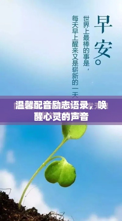 溫馨配音勵志語錄，喚醒心靈的聲音
