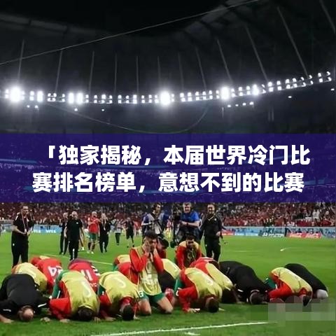 「獨(dú)家揭秘，本屆世界冷門比賽排名榜單，意想不到的比賽等你來關(guān)注！」