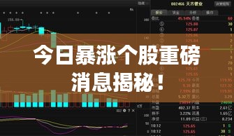 今日暴漲個(gè)股重磅消息揭秘！