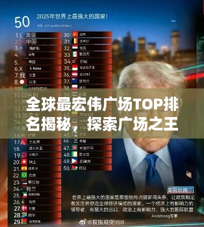 全球最宏偉廣場TOP排名揭秘，探索廣場之王的魅力