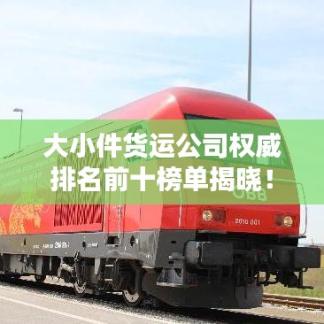 大小件貨運公司權(quán)威排名前十榜單揭曉！